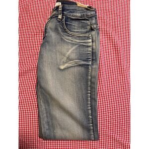 Crest The Collection Women Jeans Size 1 2 Embellished Pockets Blue Denim